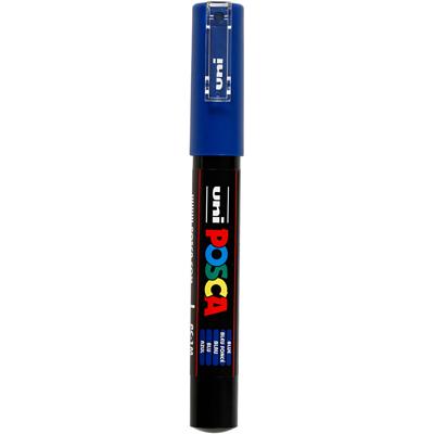 Uni-Posca Posca marker, afm pc-1m, lijndikte 0,7 mm, extra-fijn, blauw, 1 stuk