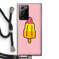 Raketijsje: Samsung Galaxy Note 20 Ultra / Note 20 Ultra 5G Transparant Hoesje met koord