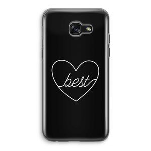 Best heart black: Samsung Galaxy A5 (2017) Transparant Hoesje