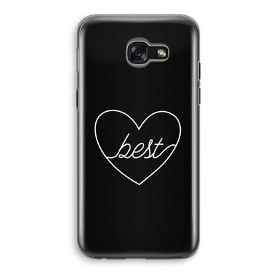 Best heart black: Samsung Galaxy A5 (2017) Transparant Hoesje