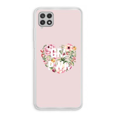 GRL PWR Flower: Samsung Galaxy A22 4G Transparant Hoesje
