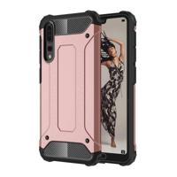 Voor Huawei P20 Pro Full-body Cover ruige TPU + PC combinatie back cover (Rose goud)