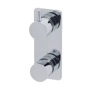 Inbouw Douchekraan BWS Luxe Thermostatisch 2-Wegs Rond Chroom