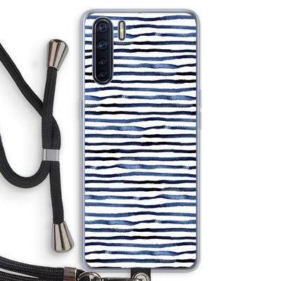 Verrassende lijnen: Oppo A91 Transparant Hoesje met koord