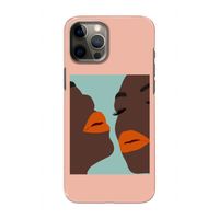 Orange lips: Volledig geprint iPhone 12 Hoesje
