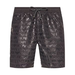 Emporio Armani zwemshort logo - antraciet