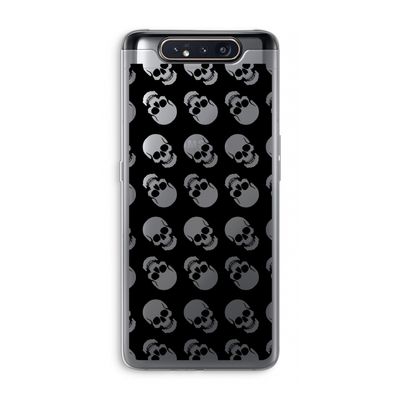 Musketon Skulls: Samsung Galaxy A80 Transparant Hoesje