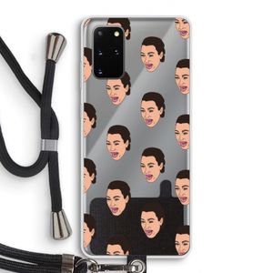 Ugly Cry Call: Samsung Galaxy S20 Plus Transparant Hoesje met koord