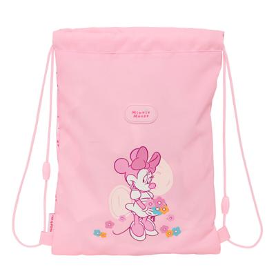 Rugtas met Koordjes Minnie Mouse Baby Roze 26 x 34 x 1 cm