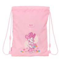 Rugtas met Koordjes Minnie Mouse Baby Roze 26 x 34 x 1 cm