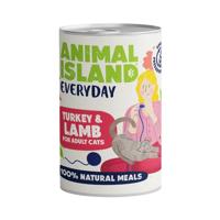 ANIMAL ISLAND Everyday Turkey and lamb - nat kattenvoer - 400g