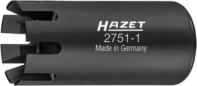 HAZET Turbolader dopsleutel · speciaal profiel 2751-1 · 1/4 inch (6,3 mm) vierkant hol · 12 mm