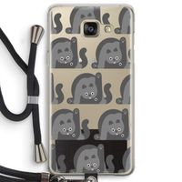 Cats: Samsung Galaxy A5 (2016) Transparant Hoesje met koord