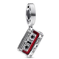 Pandora 792564C01 Hangbedel Marvel Guardians of The Galaxy Cassette Tape zilver-emaille meerkleurig - thumbnail