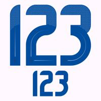 Italië away rugnummer en borstnummer 2024-2025 (Officiële Bedrukking) - thumbnail