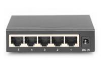Digitus DN-80202-1 netwerk-switch Unmanaged Gigabit Ethernet (10/100/1000) Zwart - thumbnail