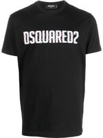 DSQUARED2 t-shirt en coton à logo imprimé - Noir