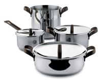Alessi Pannenset Edo - PU100S7 - door Patricia Urquiola - 4 Delig