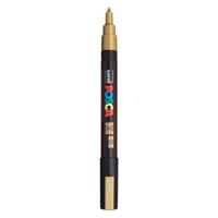 Uni Posca pc3m verfmarker goud - ronde punt tot 1,3 mm