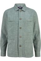 OLYMP SIGNATURE Soft Business Tailored Fit Overshirt groen, Effen