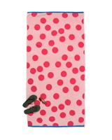 HEMA Strandlaken 90x180cm Stippen (roze)