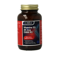 All Natural Vitamine D3 25mcg 90 Capsules