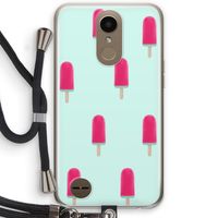 Waterijsje: LG K10 (2017) Transparant Hoesje met koord