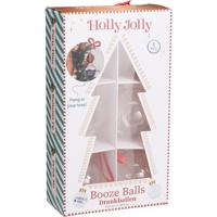 Kerstdrankballen vulbaar 100ml 6 stuks Kerstdrankballen vulbaar 100ml 6 stuks