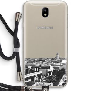 Marrakech Skyline : Samsung Galaxy J7 (2017) Transparant Hoesje met koord
