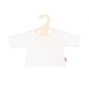 Heless Poppen T-Shirt Wit op Kledinghanger, maat 35-45 cm