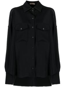 The Mannei chemise Bilbao en soie - Noir