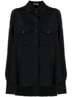 The Mannei chemise Bilbao en soie - Noir