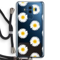Margrietjes: Huawei Mate 10 Pro Transparant Hoesje met koord