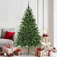 VidaXL Kerstboom met 300 led met standaard groen 180 cm pe