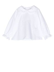 Douuod Kids blouse à col claudine - Blanc