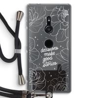 Good stories: Sony Xperia XZ2 Transparant Hoesje met koord