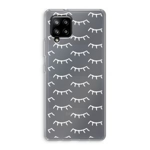 Wimpers: Samsung Galaxy A42 5G Transparant Hoesje