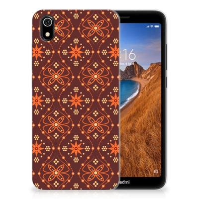 Xiaomi Redmi 7A | TPU bumper | Batik Brown