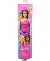 Dinotoys Apeldoorn Barbie prinses bruin haar met roze outfit en paarse strik Dinotoys Apeldoorn Barbie prinses bruin haar met roze outfit en paarse strik