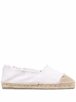 Castañer espadrilles Kampala à bords francs - Blanc