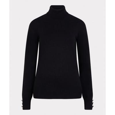 Esqualo - Zwart | Dames | Trui | Zwart | M | regular | Kamst mode
