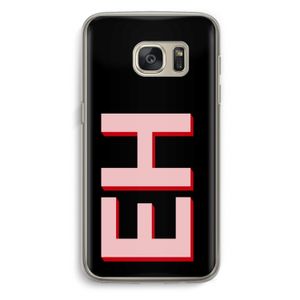 Monogram: Samsung Galaxy S7 Transparant Hoesje