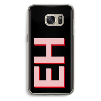 Monogram: Samsung Galaxy S7 Transparant Hoesje