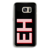 Monogram: Samsung Galaxy S7 Transparant Hoesje