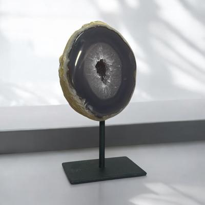 Agaat op Metalen Standaard - Edelstenen - Spiritueelboek.nl