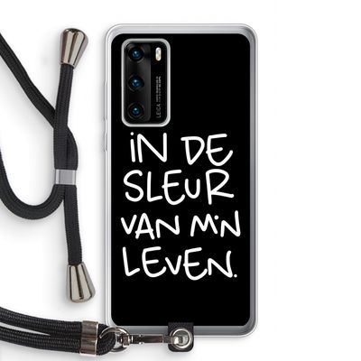 De Sleur: Huawei P40 Transparant Hoesje met koord
