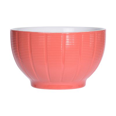 Soepkommen/serveer schaaltjes - Venice- keramiek - D14 x H8 cm - steenrood - Stapelbaar