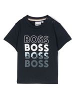 BOSS Kidswear t-shirt en coton à logo imprimé - Bleu - thumbnail