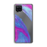 Zweverige regenboog: Samsung Galaxy A12 Transparant Hoesje