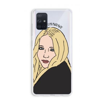 Mary Kate: Galaxy A71 Transparant Hoesje